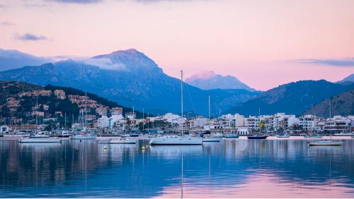 Winterliche Bucht von Port de Pollenca Winterliche Bucht von Port de Pollenca