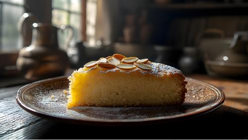 Frischer mallorquinischer Mandelkuchen Frischer mallorquinischer Mandelkuchen