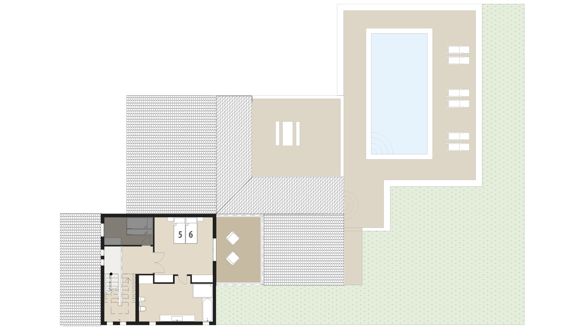 Finca Es Garrovers: Obergeschoss