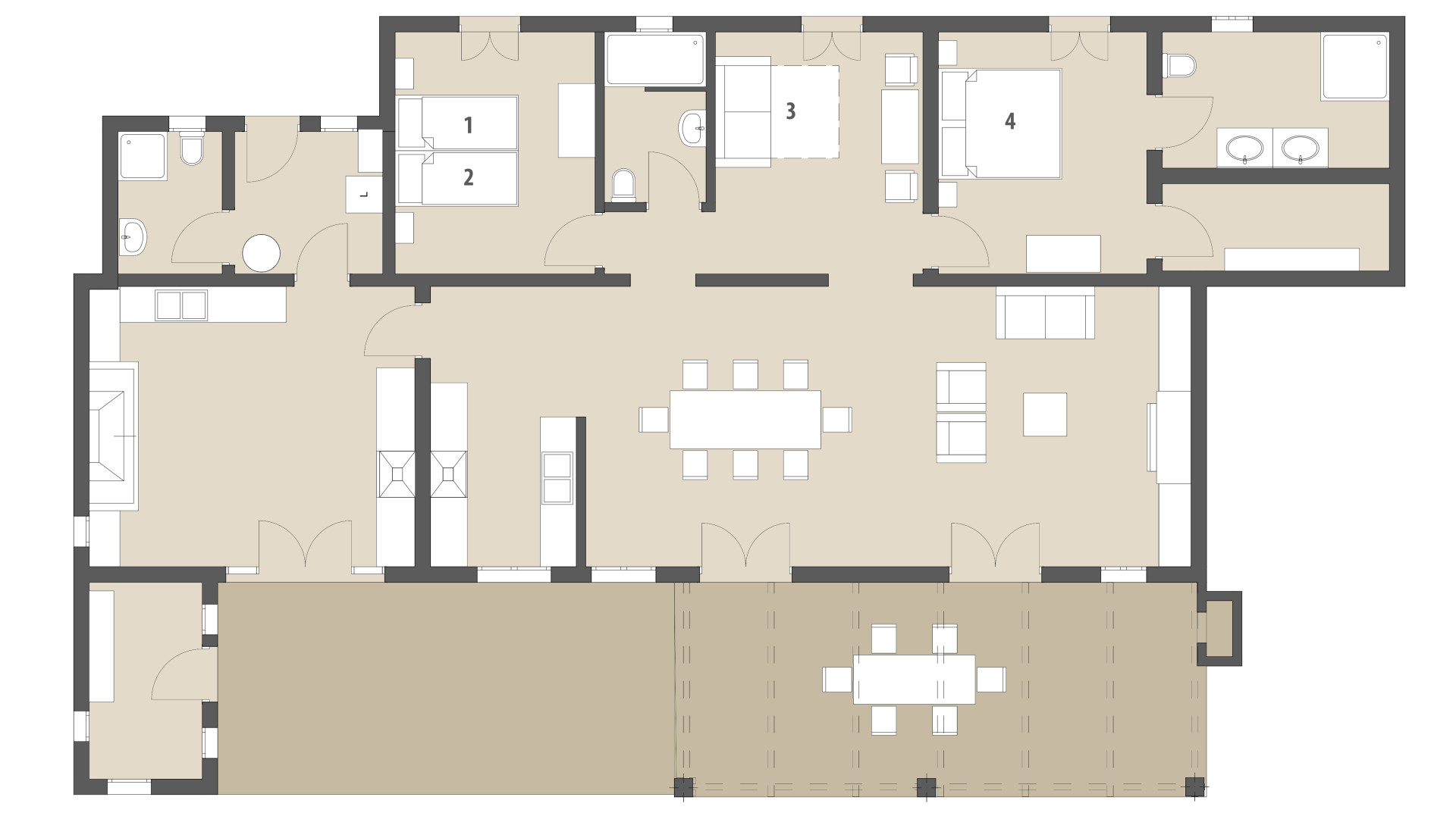 Finca Na Gomendina: Planta baja
