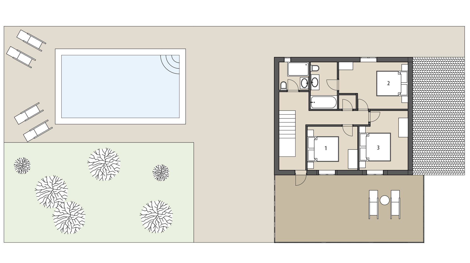 Finca Cel i Sol: Piso superior
