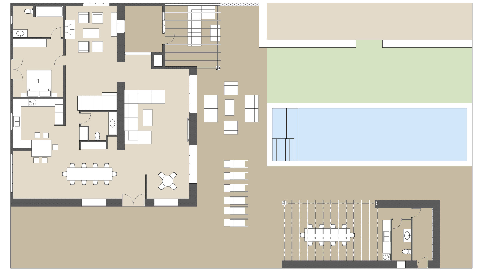 Finca Can Caragol de Dalt: Planta baja