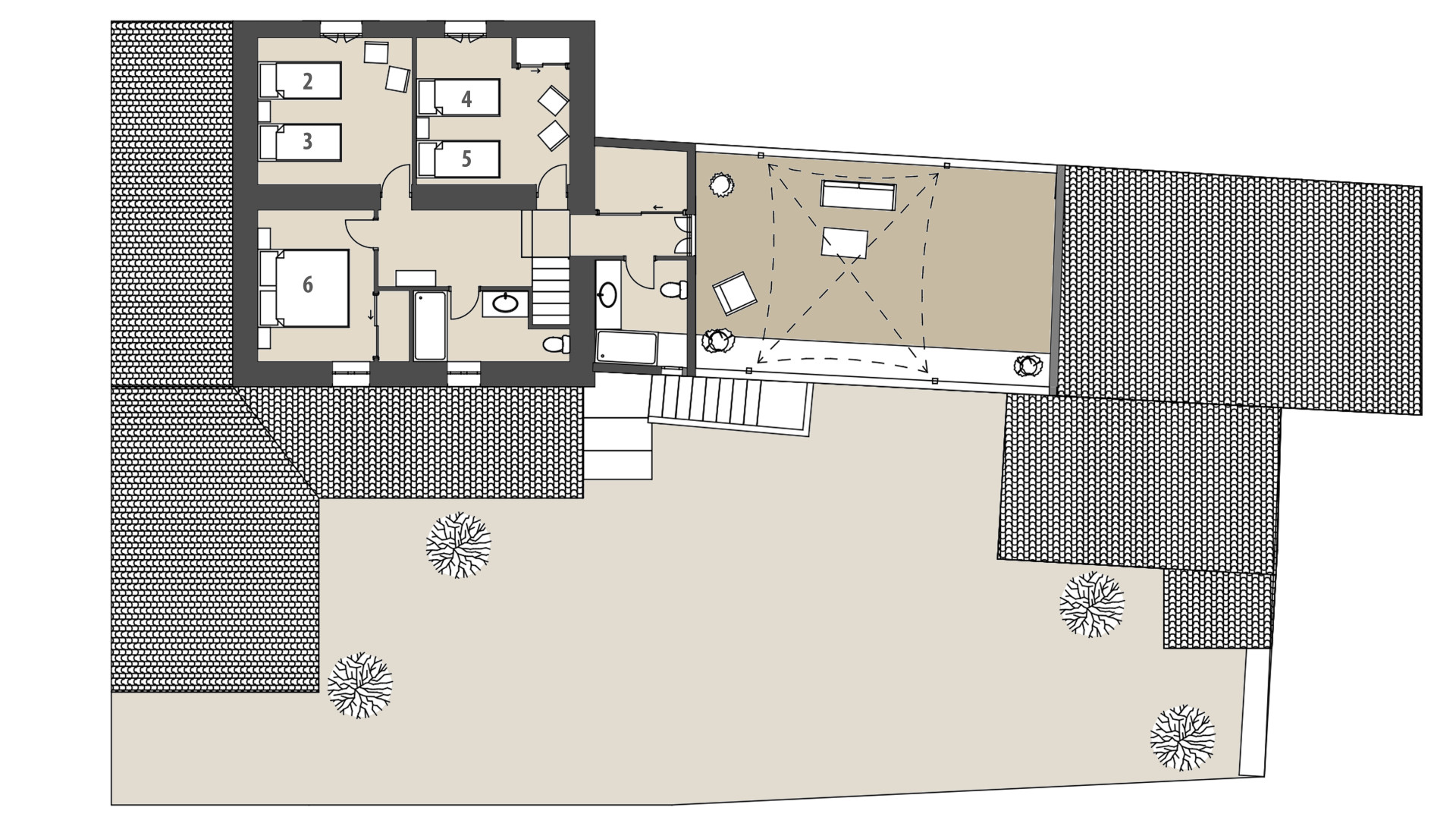 Finca Es Rafal de Baix: Piso superior