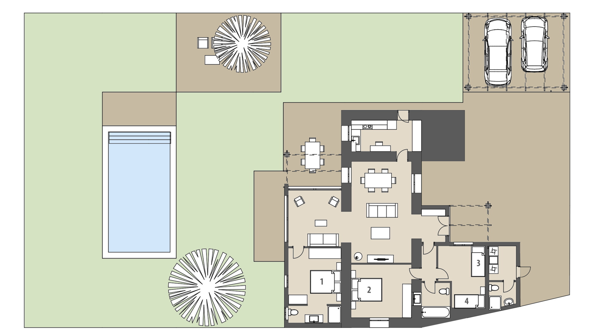 Finca Can Peix: Erdgeschoss