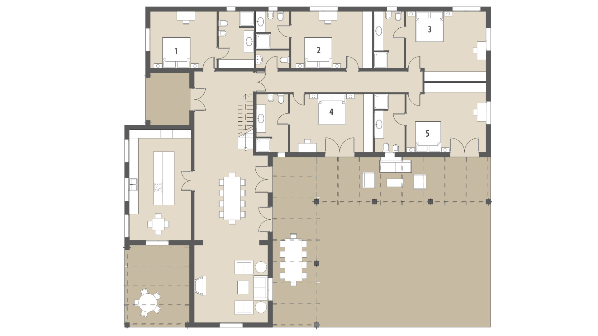 Finca Ribot: Erdgeschoss
