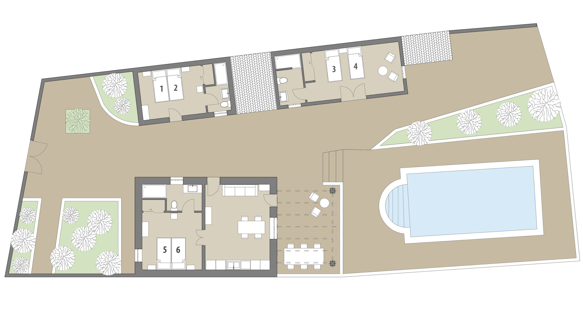 Finca Son Sec: Planta baja