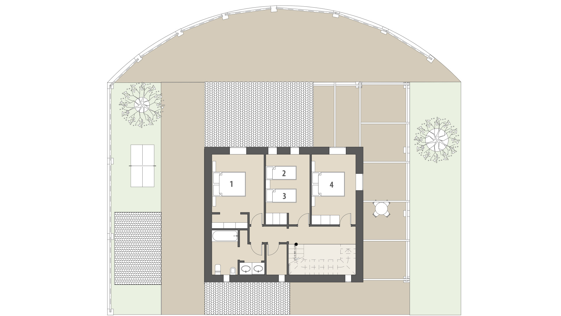 Finca Son Galta: Piso superior