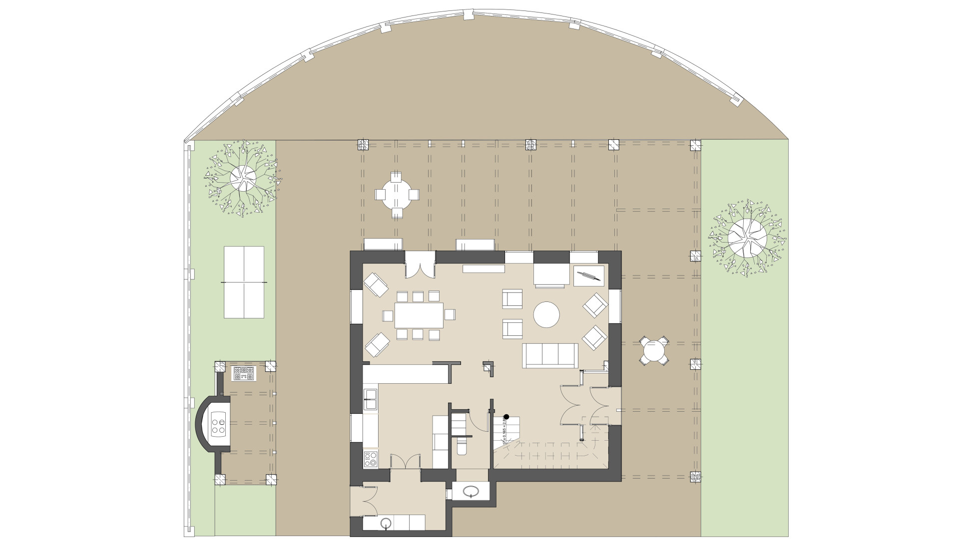 Finca Son Galta: Planta baja