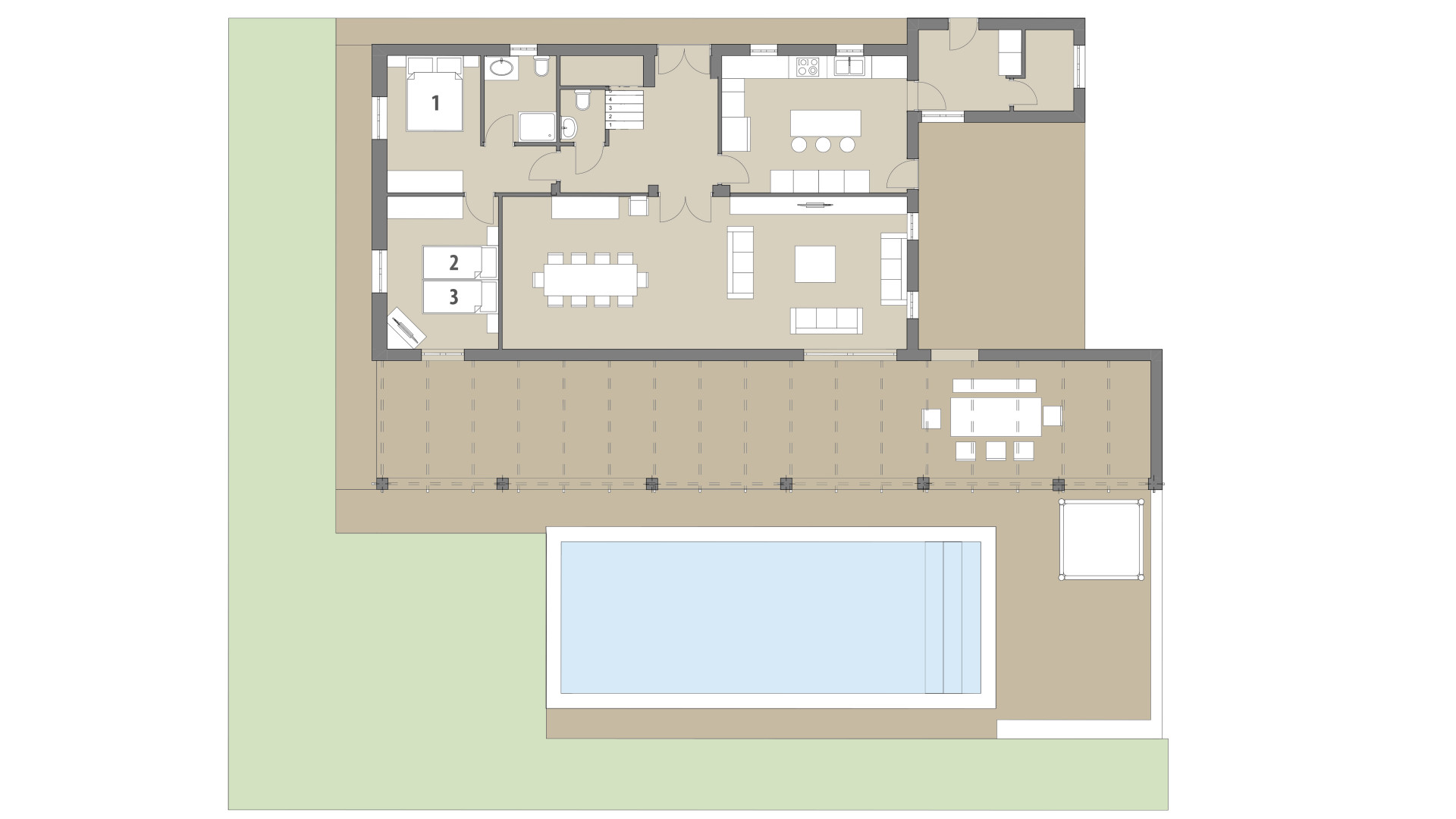 Finca Sa Corbaia: Planta baja