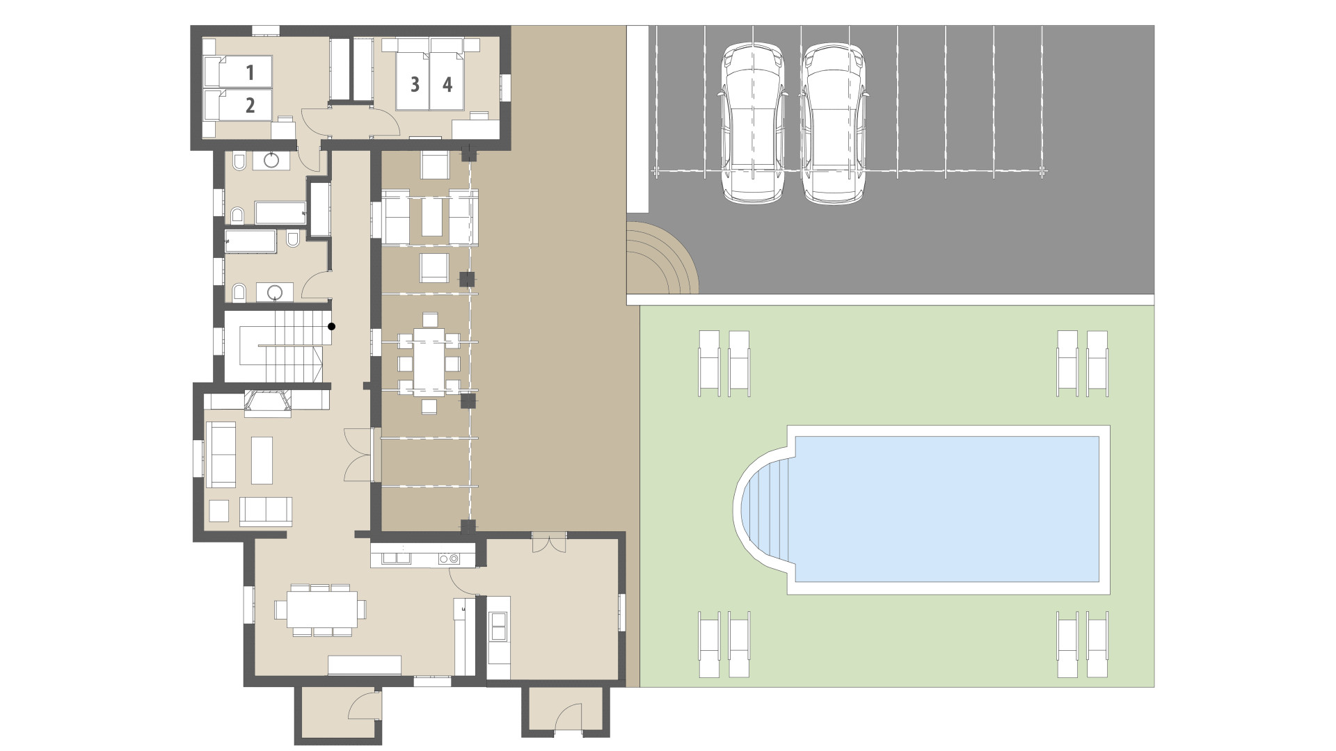 Finca Sa Fonteta: Planta baja