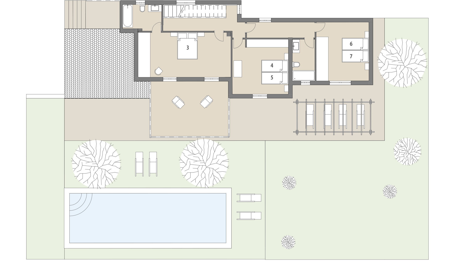 Finca Sa Mina de Crestatx: Piso superior