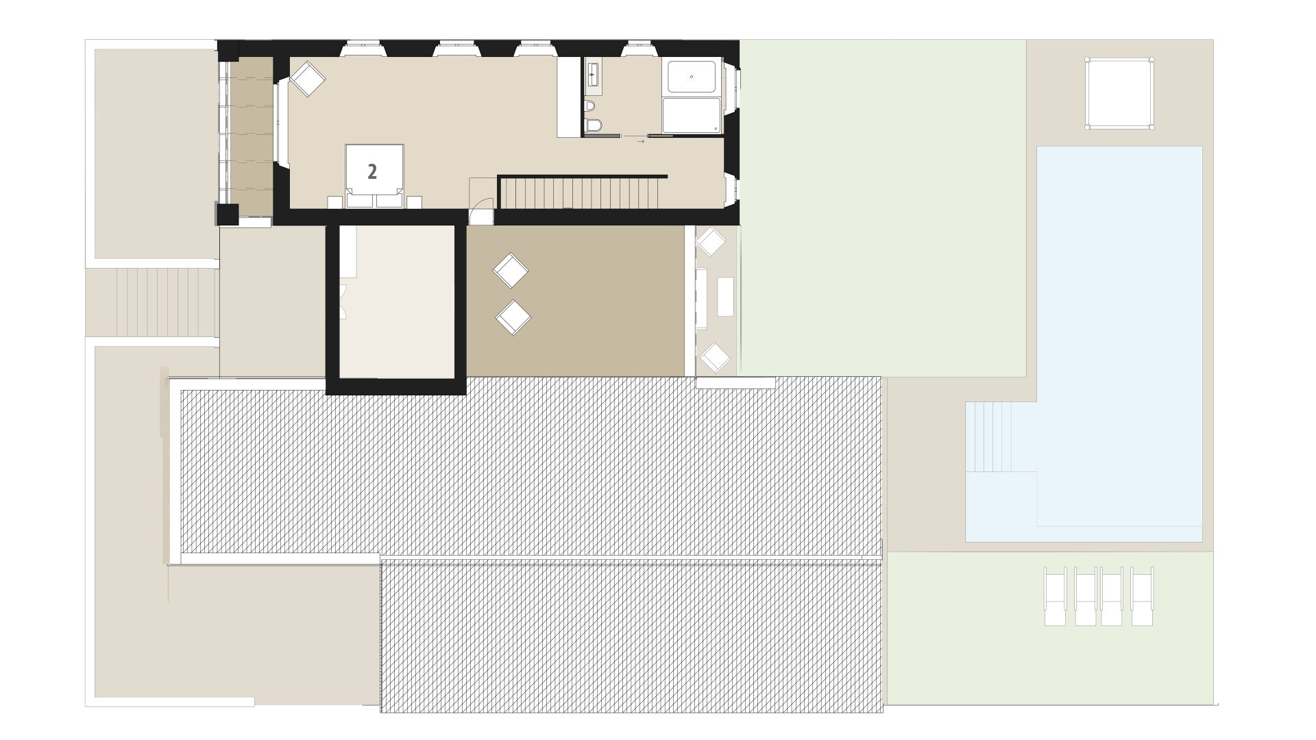 Finca Son Buc: Piso superior