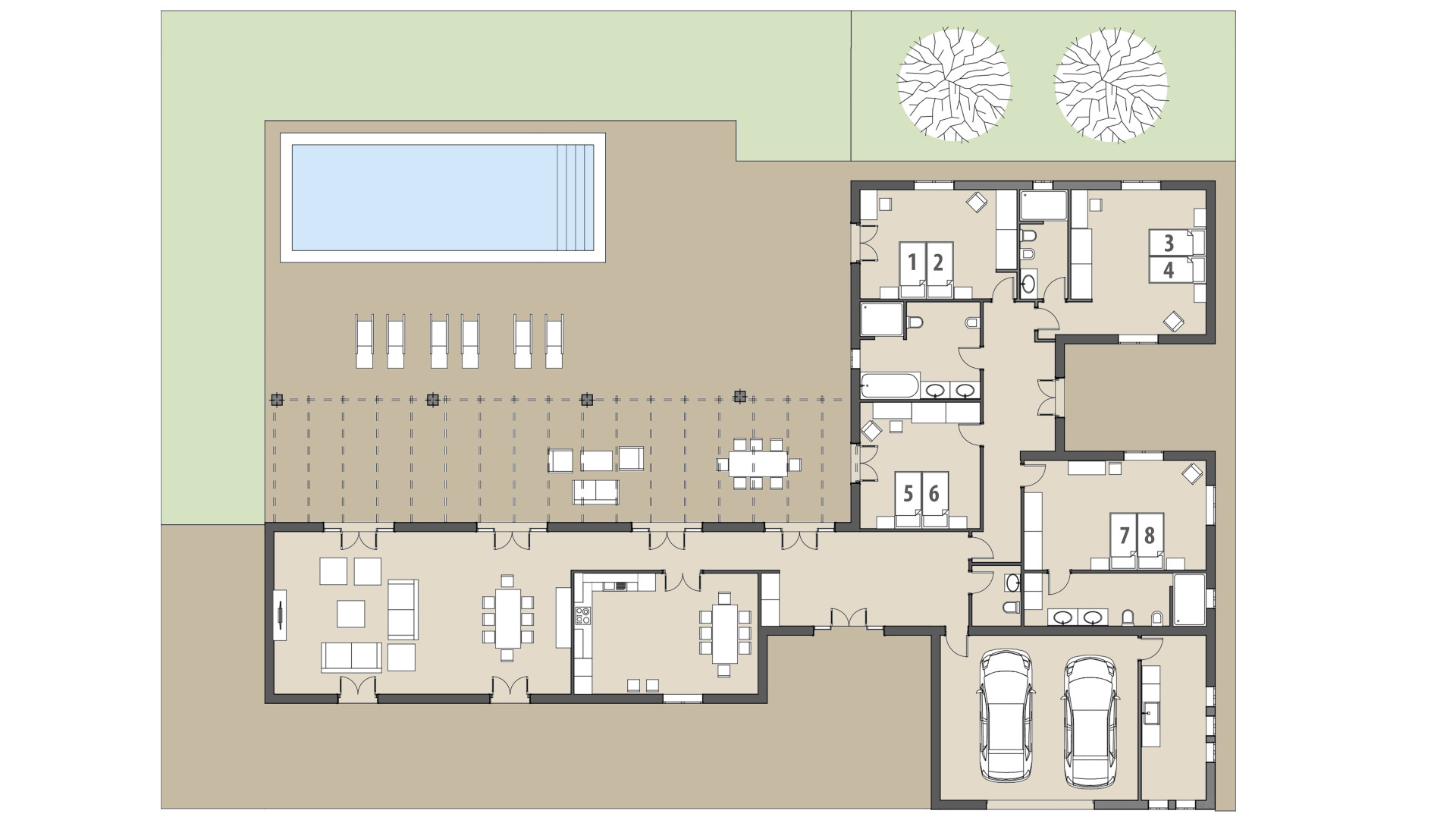 Finca Son Virgili: Planta baja