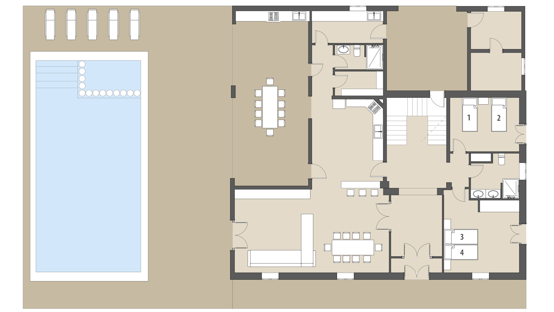 Finca Na Gatona: Planta baja