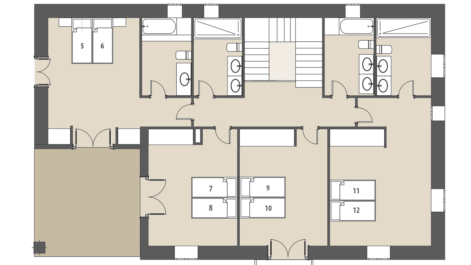 Finca Ses Oliveres: Piso superior