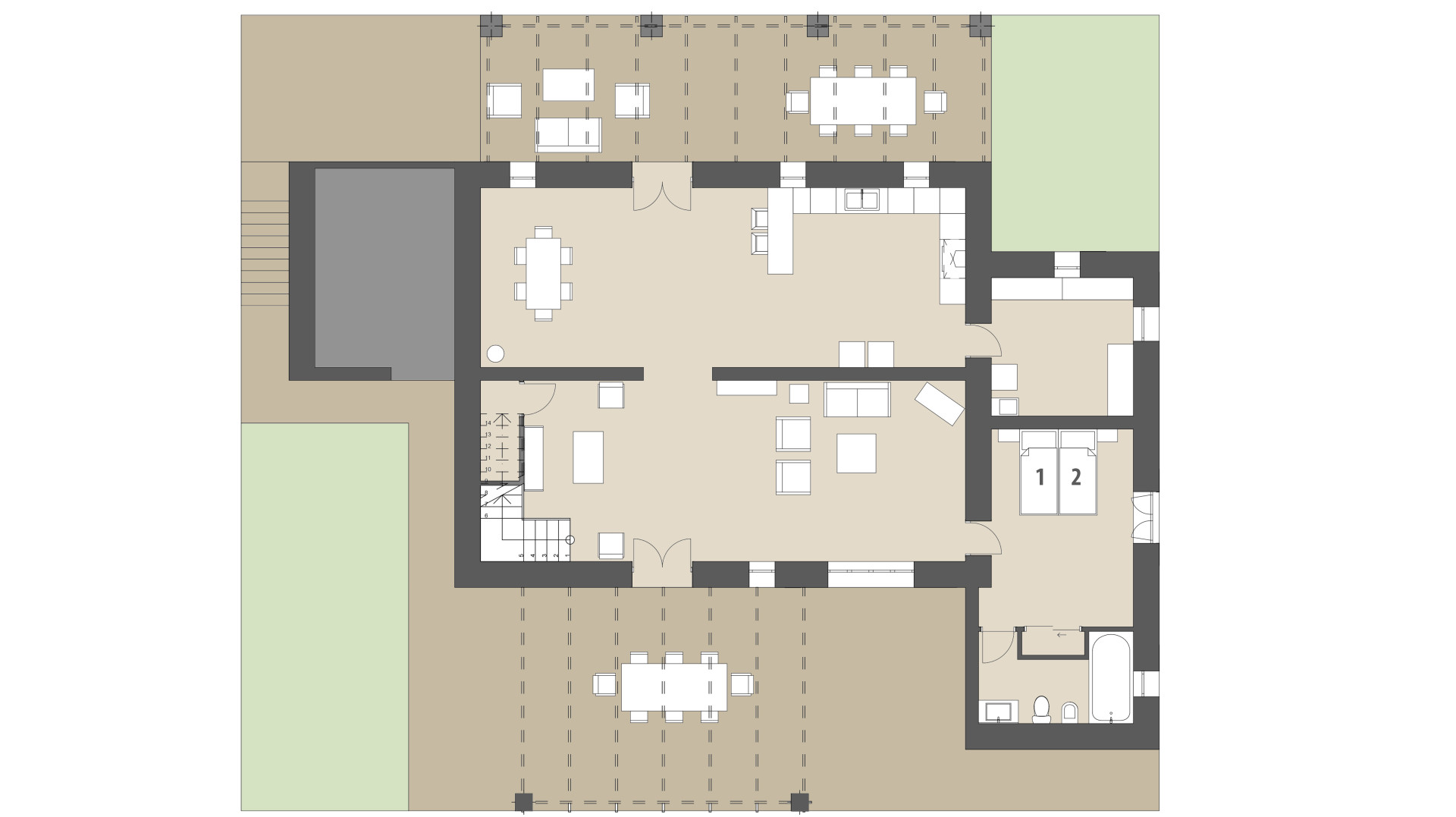 Finca Sa Butigueta: Planta baja