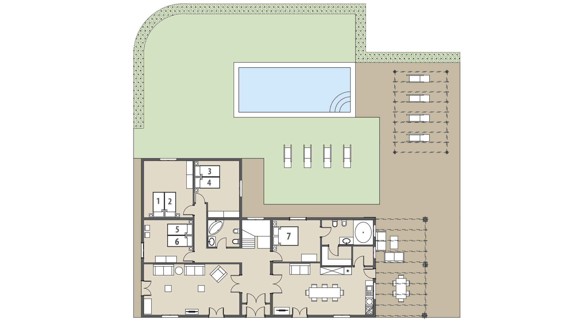 Finca Llum: Planta baja