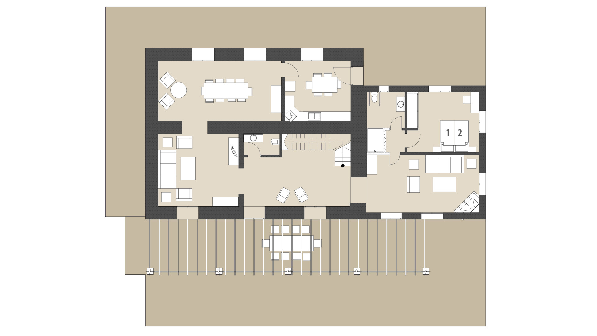 Finca Son Perxa: Planta baja