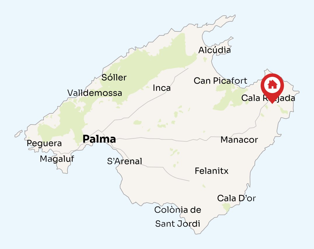 Map of Mallorca
