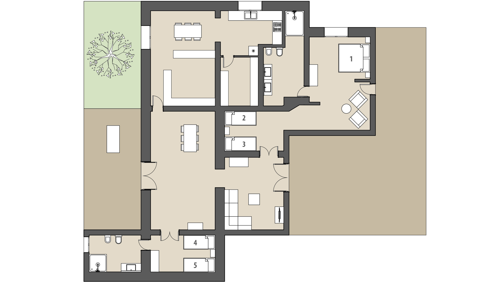 Finca Son Delabau Gran: Casa principal