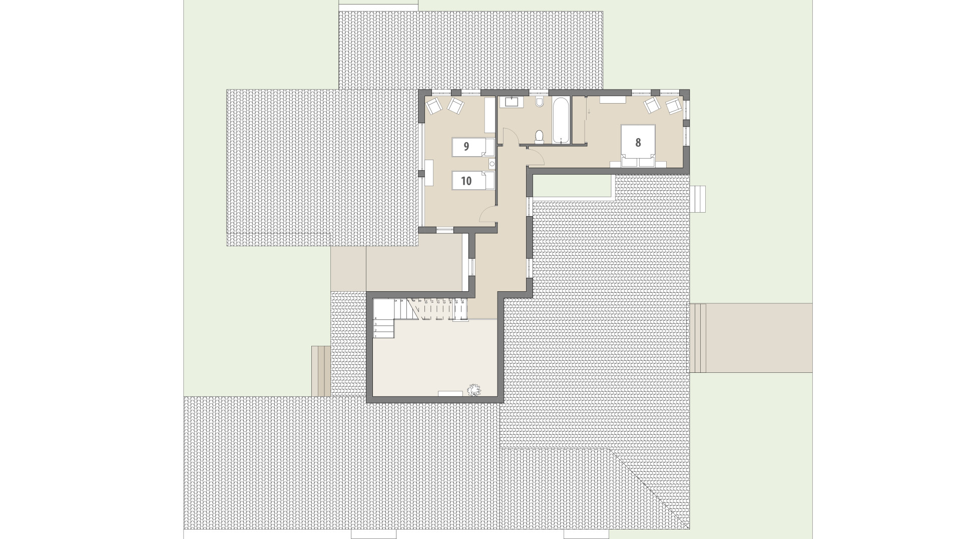 Finca Port Verd: Piso superior