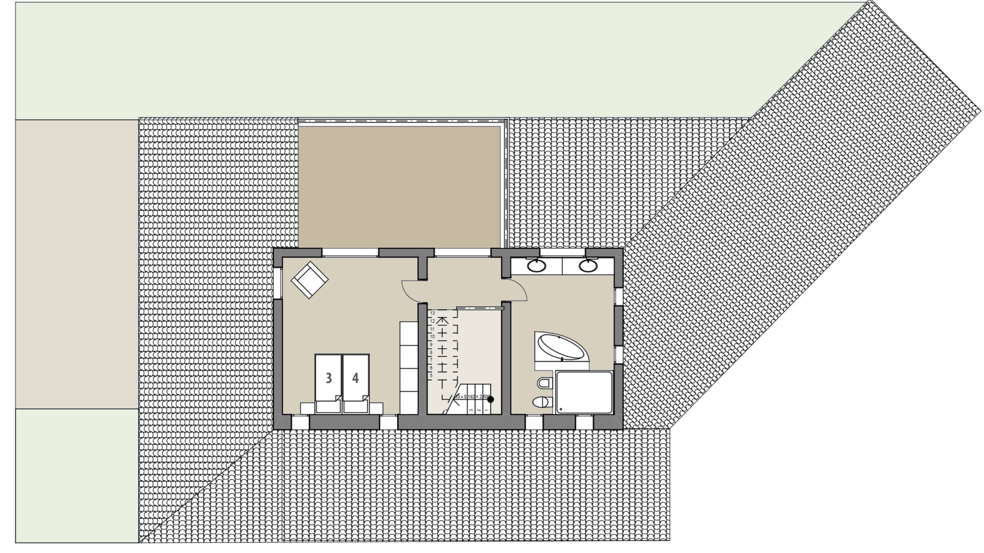 Finca Esteva: Piso superior