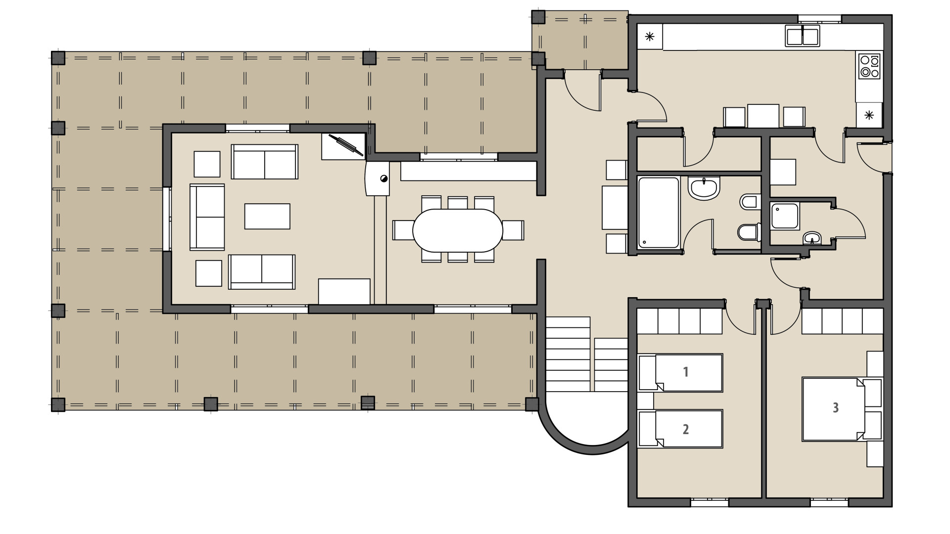 Finca Es Raconet: Piso bajo