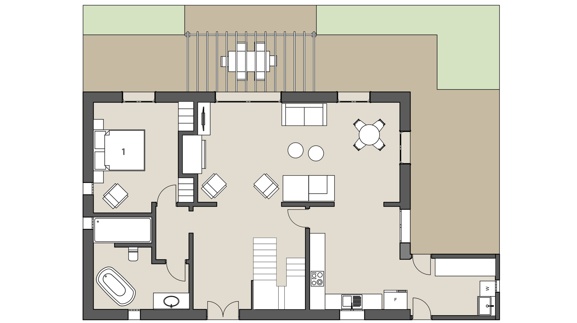 Finca Sa Morada: Planta baja