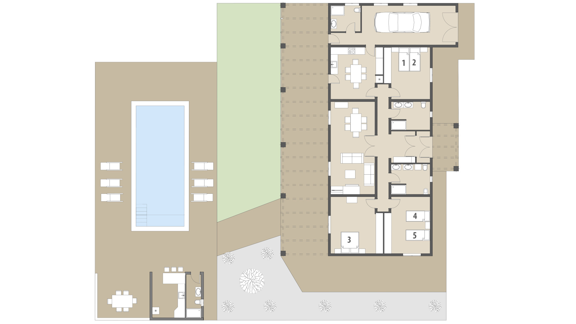 Finca Casa Manolo: Planta baja