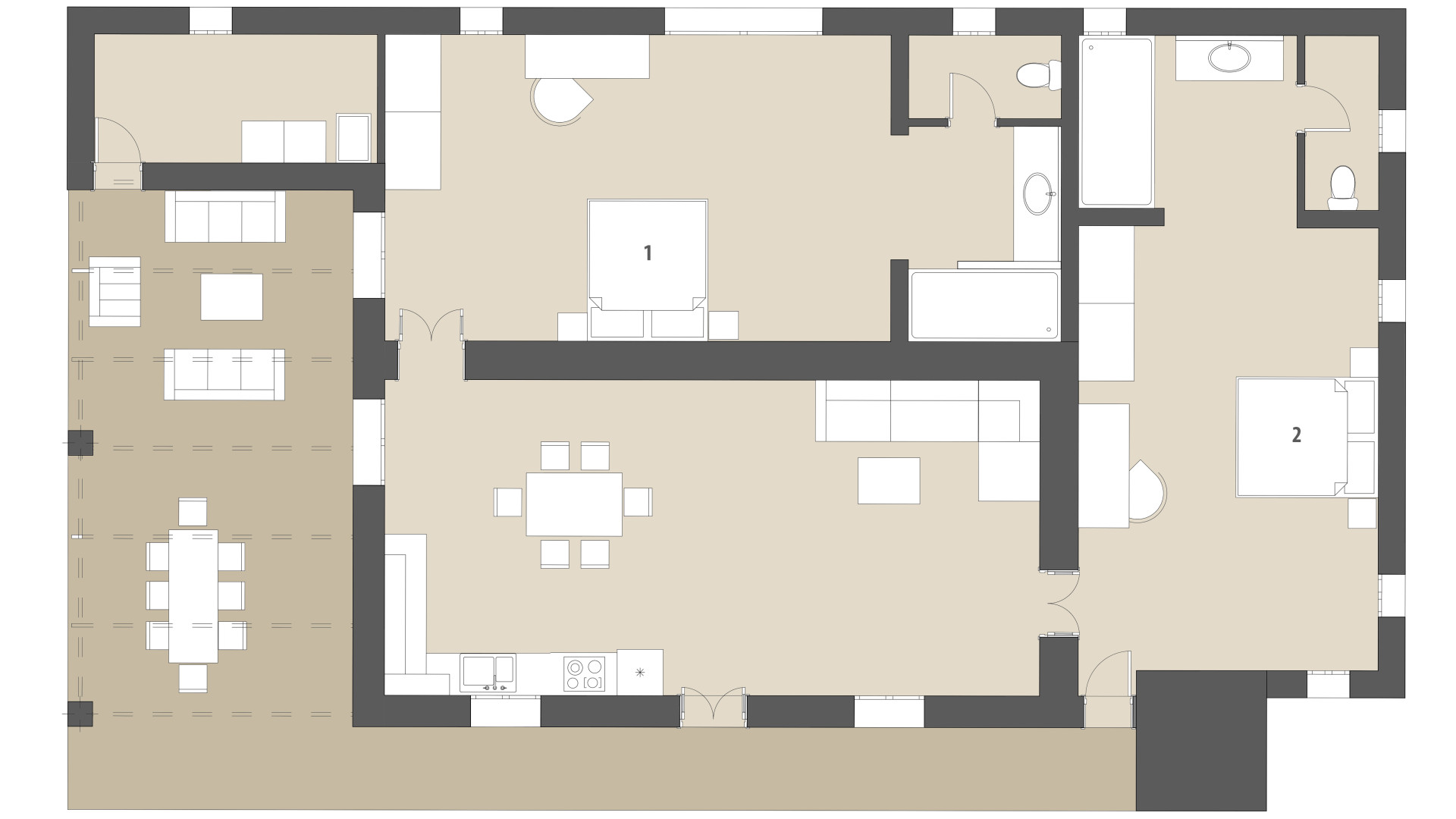 Finca Mediterrani: Planta baja