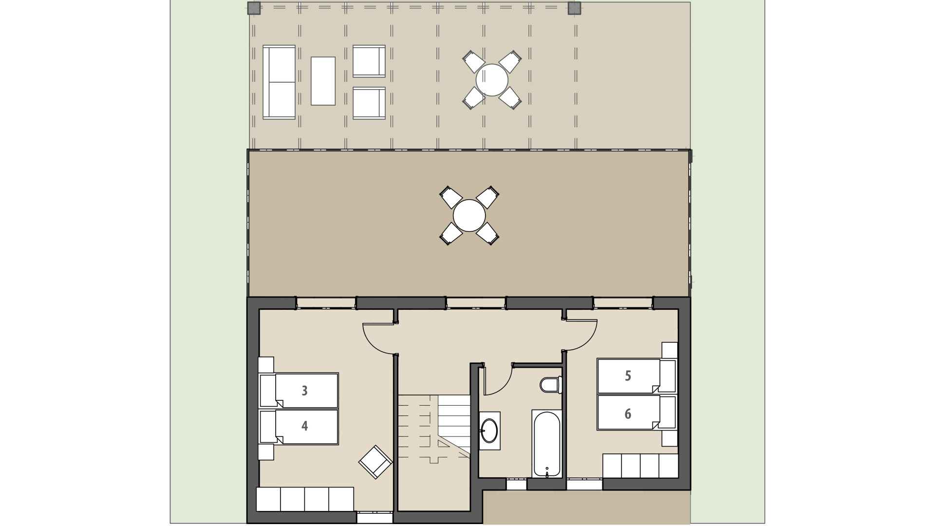 Finca Sa Copinya: Obergeschoss