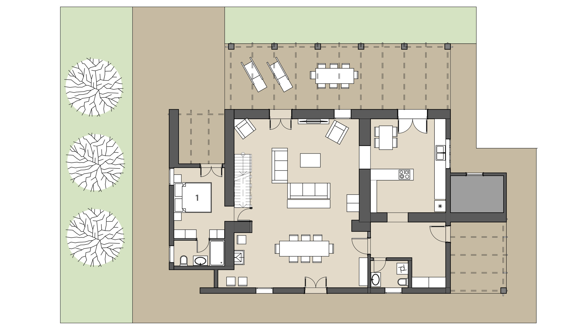 Finca Can Tian: Planta baja