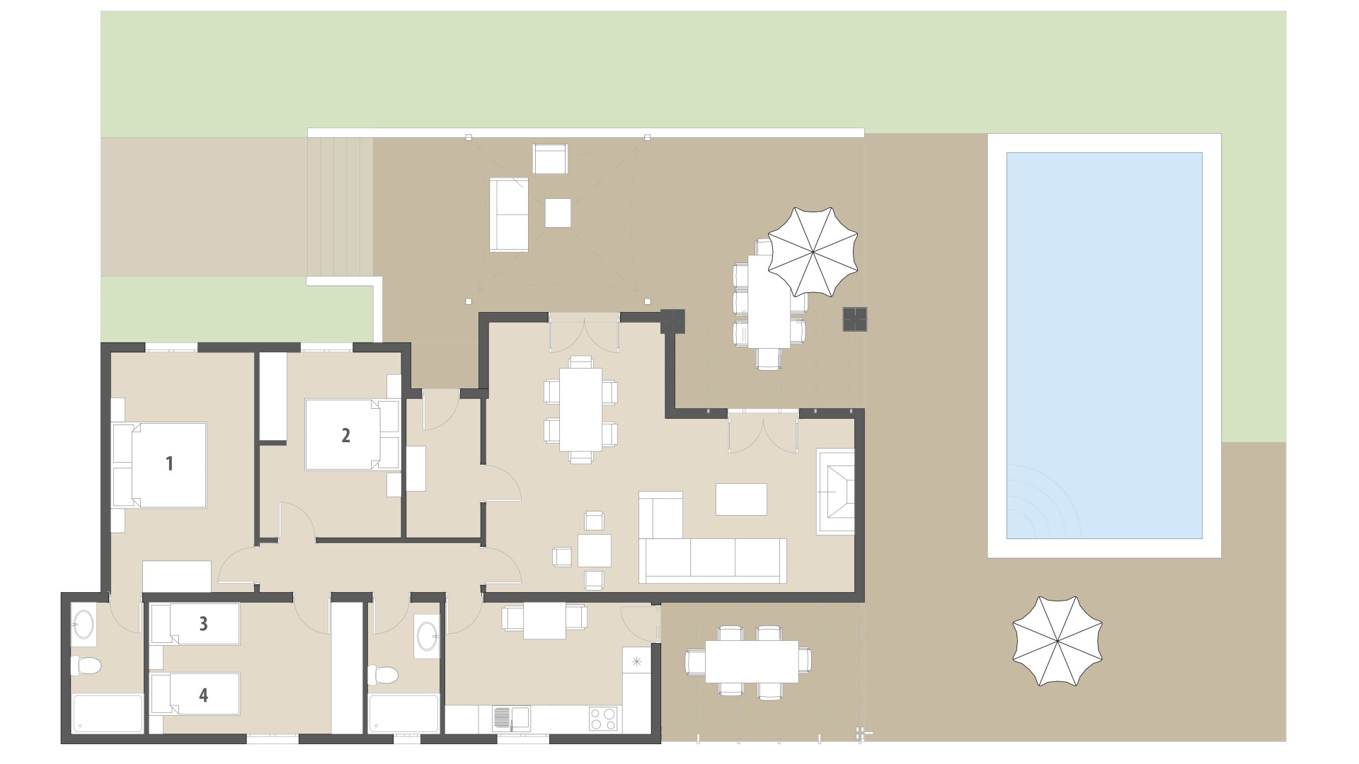 Finca Cas Sineuer: Planta baja