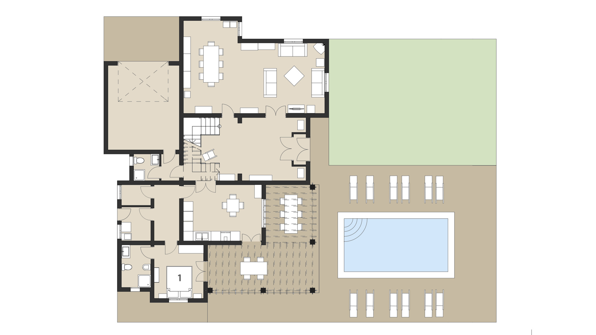 Finca Moscari: Planta baja