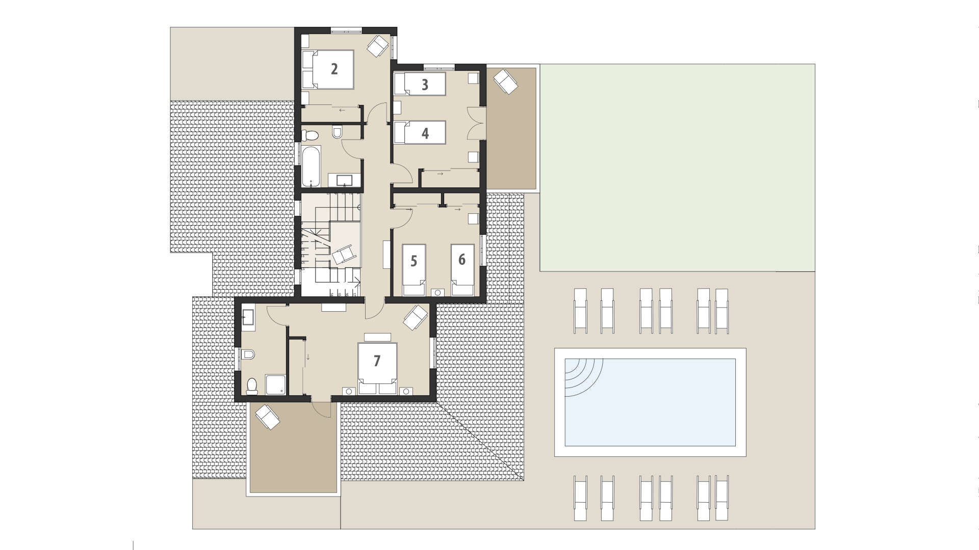 Finca Moscari: Piso superior