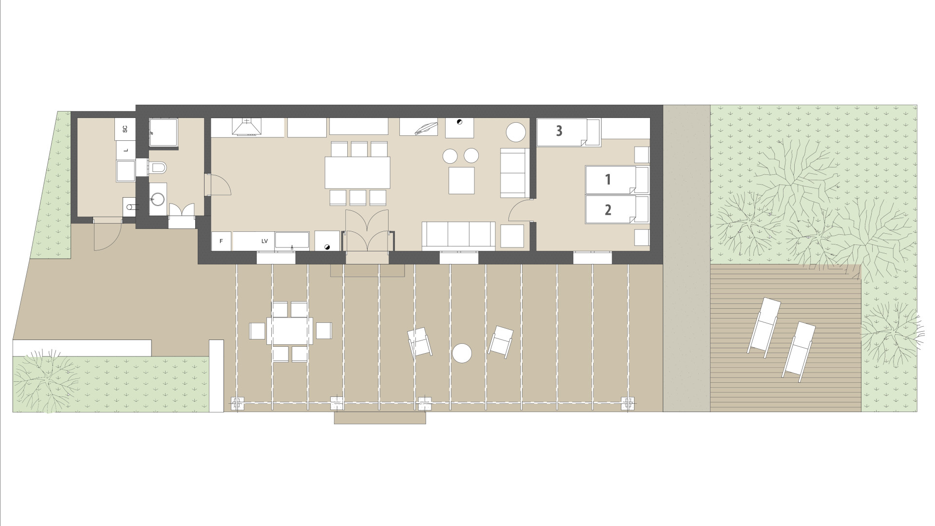 Finca Es Carregador Uno: Planta baja
