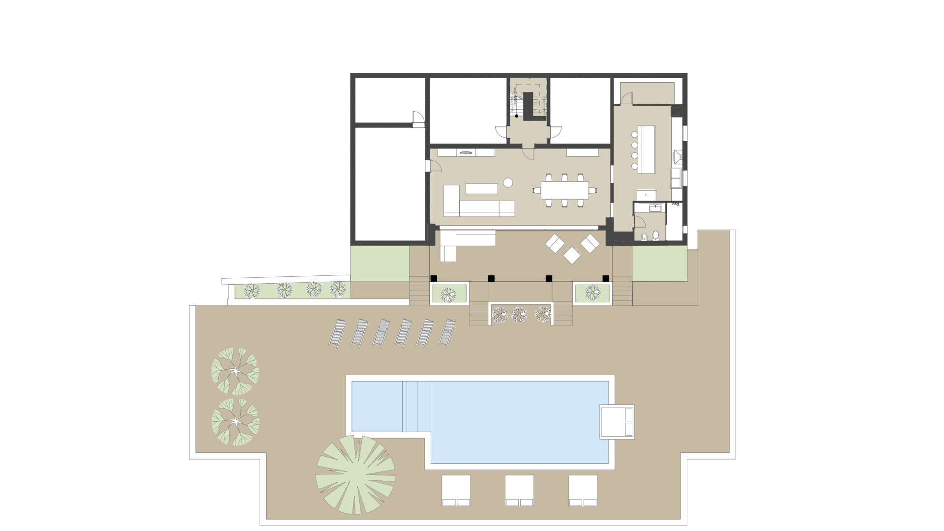 Finca S'Heretat: Erdgeschoss