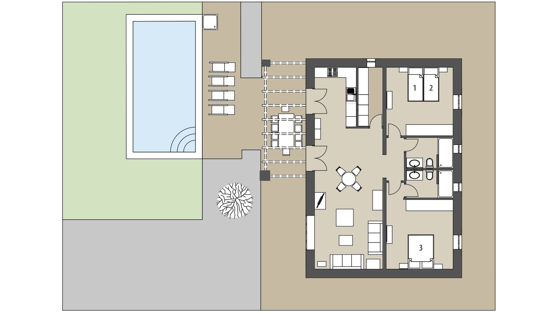 Finca Marinassa des Trenc: Casa principal