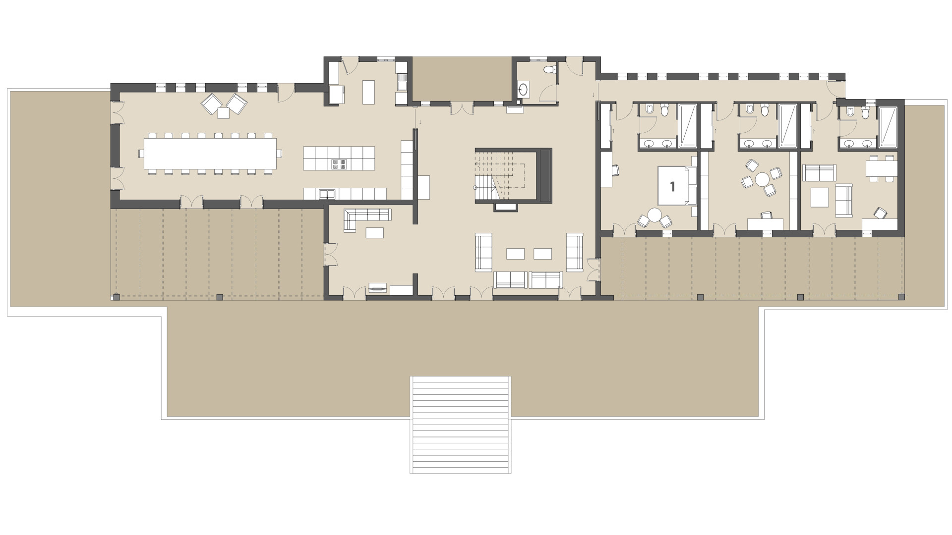 Finca Hasta la Vista: Planta baja