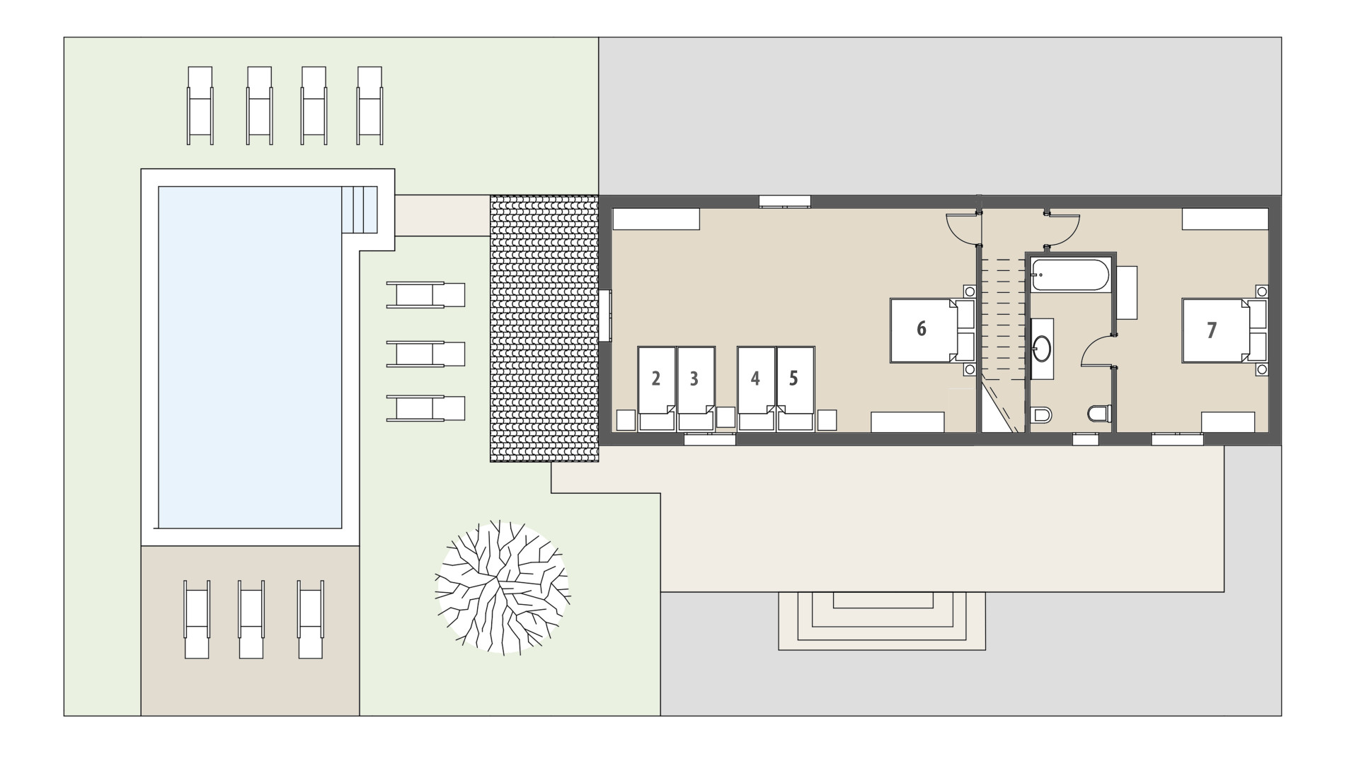 Finca Son Mas: Piso superior