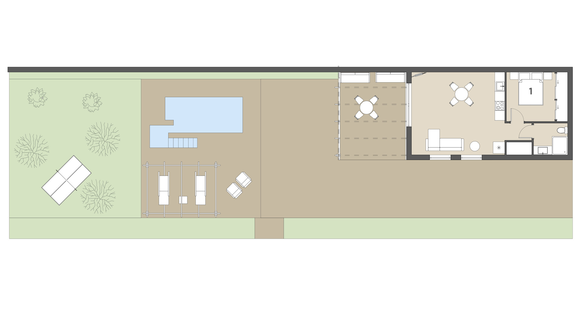 Finca Son Vent: Erdgeschoss