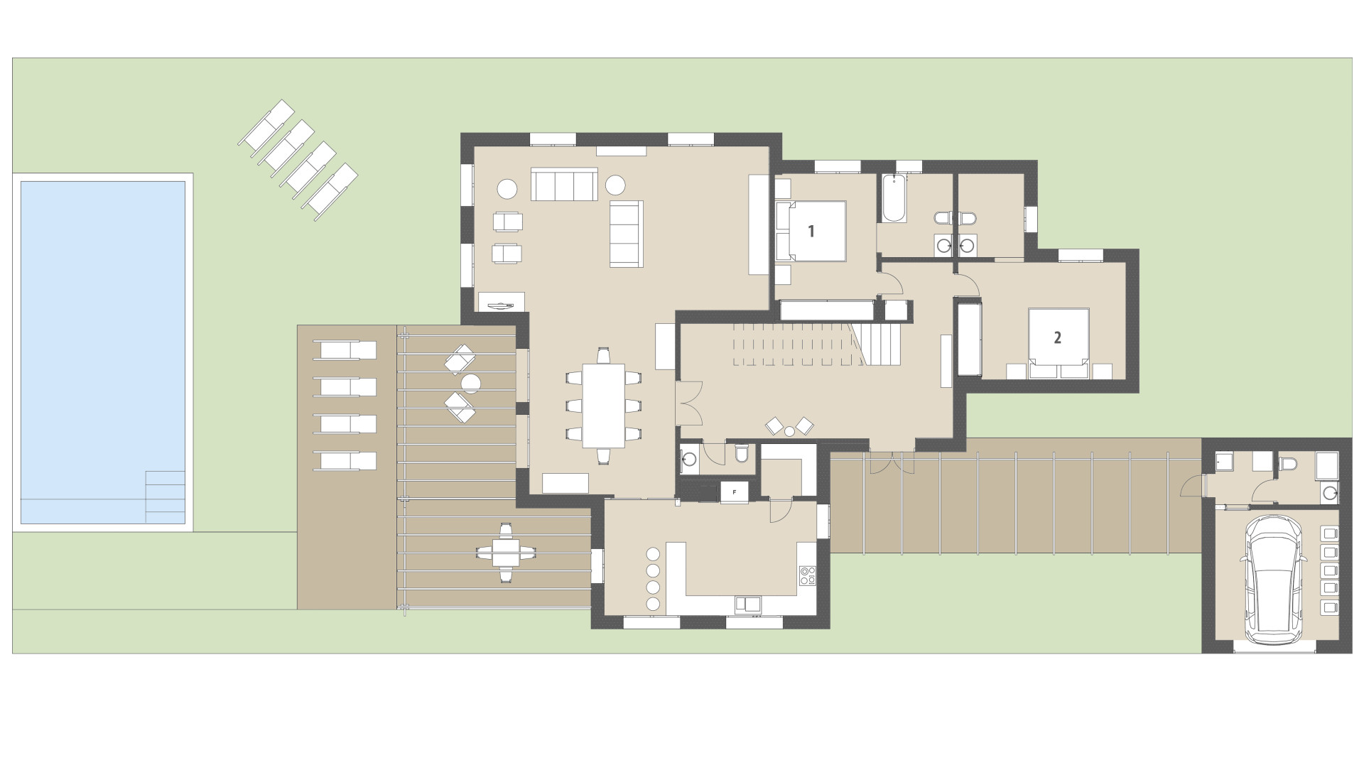 Finca Can Sal: Piso baja